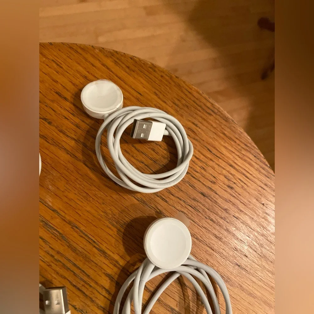 Apple Watch Magnetic Charging Cables – 3 Total (1 New, 2 Lightly Used)